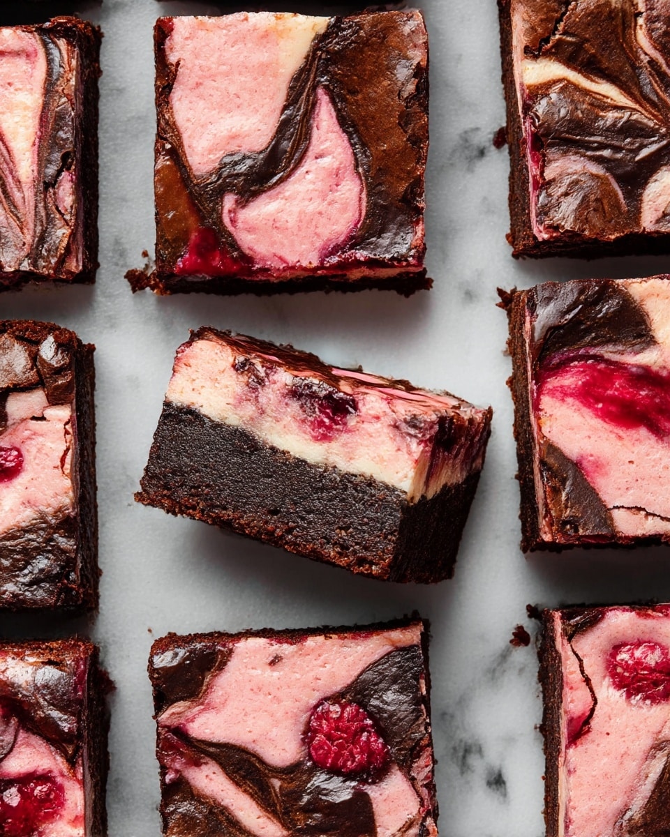 Raspberry Cheesecake Brownies Recipe - Recipe Image